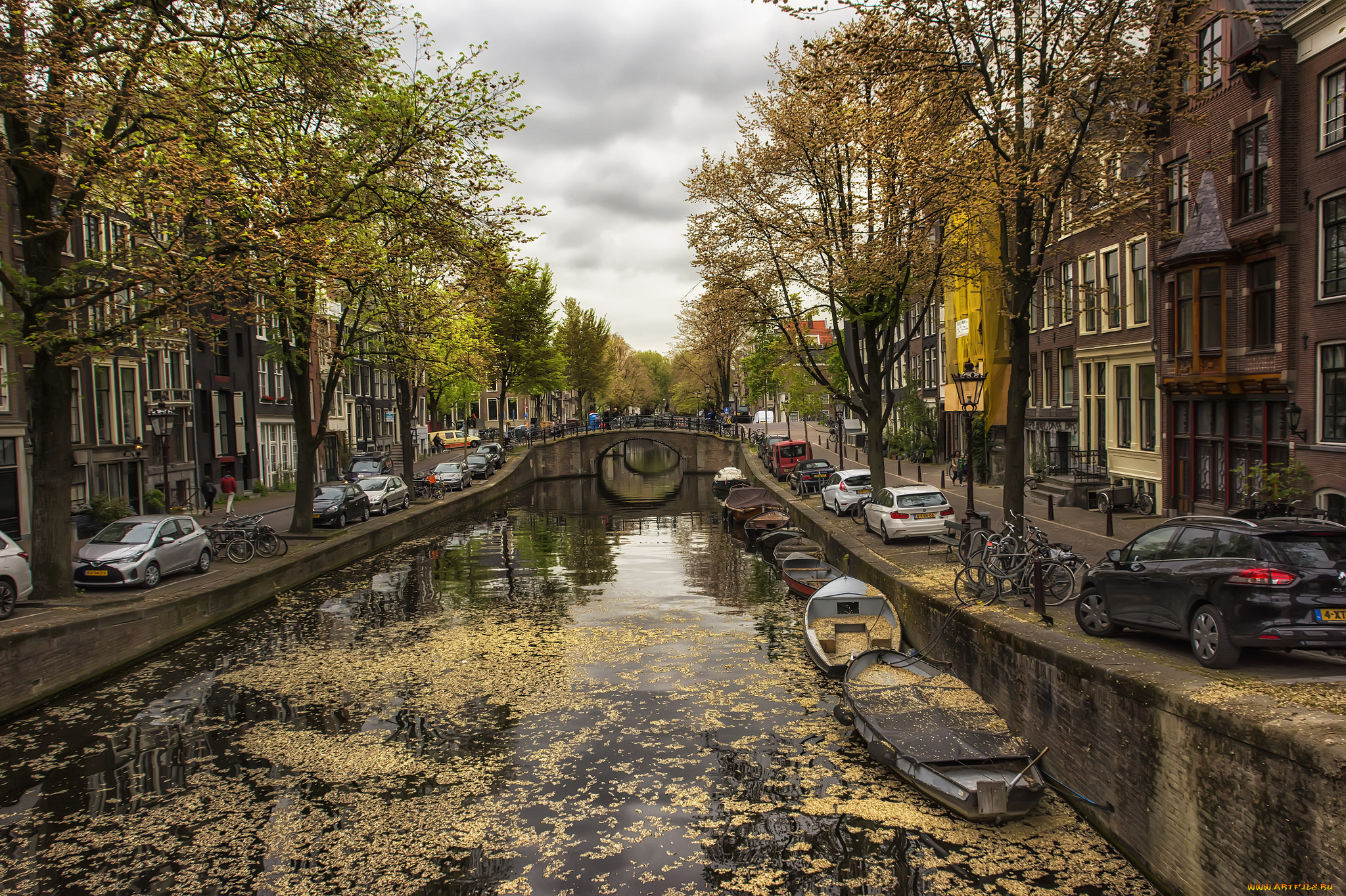 canal in amsterdam, ,  , , 